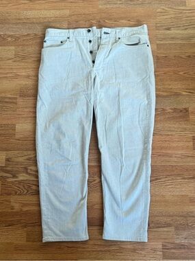 Rag & Bone Men's Cream Button-Fly